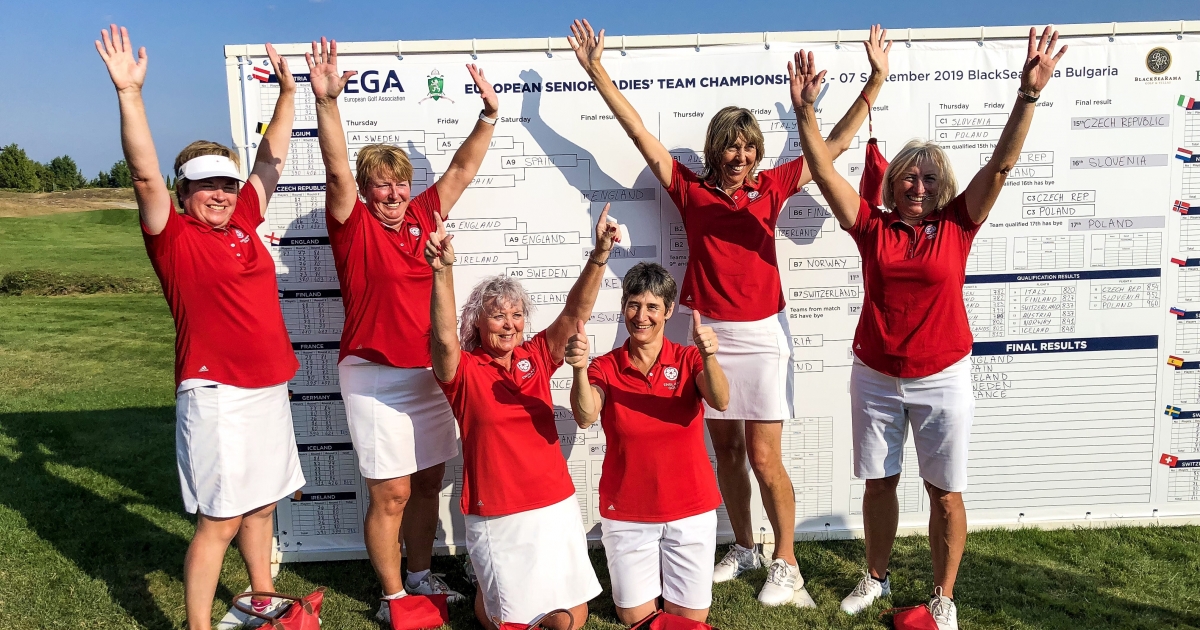 England Wins European Senior Ladies' Team Championship European Golf